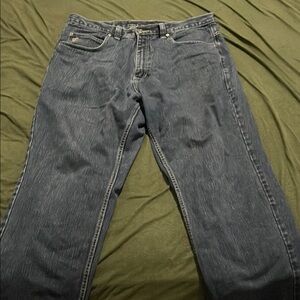 Baggy rocawear dark bluee jeanss